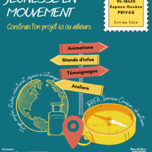 Affiche du Forum Jeunesse en Mouvement de Privas - le 3 février 2023