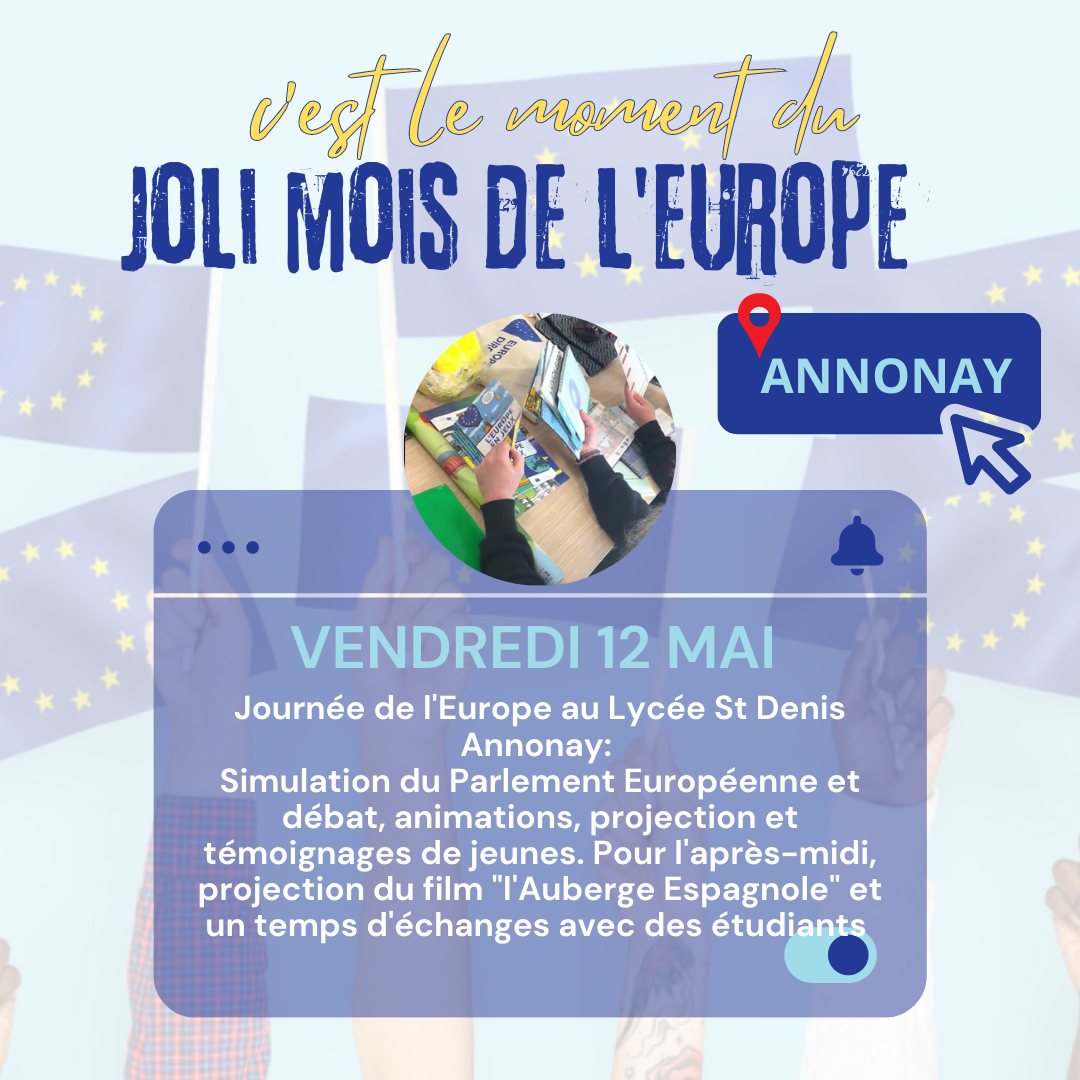 Journée de l'Europe Lycée St Denis - Annonay