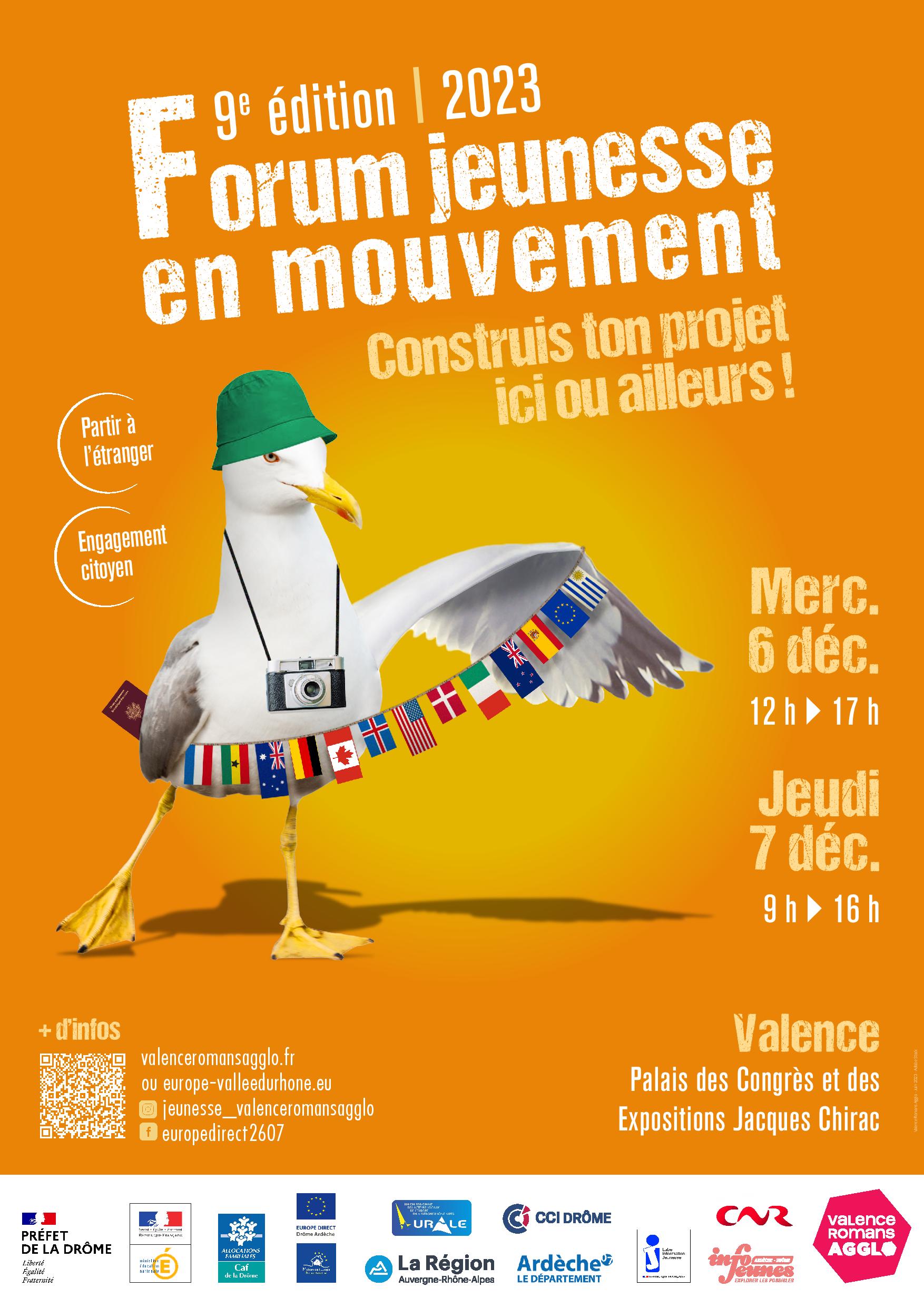 Forum Jeunesse en mouvement - Valence - 6 et 7 décembre
